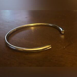 Silver Cat-Ear Cuff Bracelet